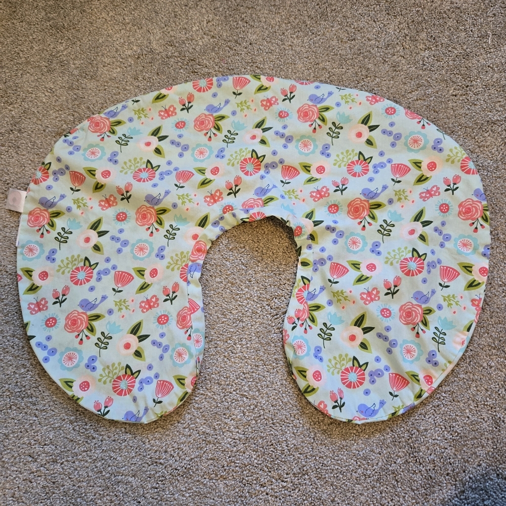 Boppy baby nursing pillow cover Floral Whimsy Spring